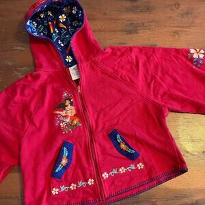 Disney Store Elena of Avalor Girls Hoodie Jacket Size 9/10